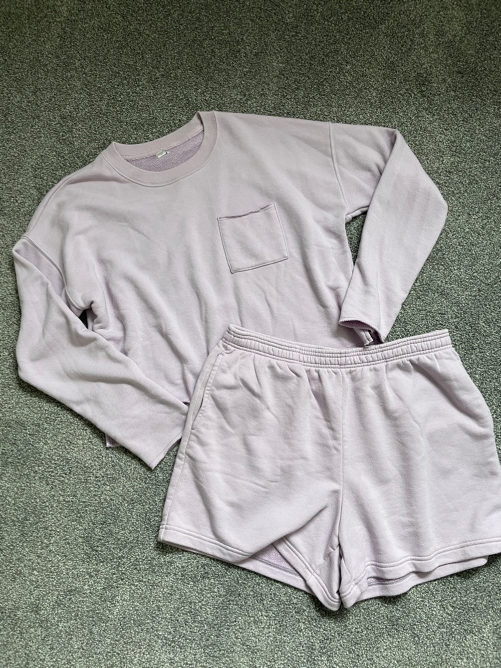 aerie lounge set - light purple size medium